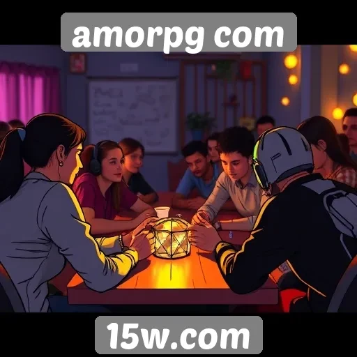 Explorando a comunidade de jogadores no amorpg com